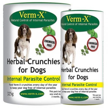 Verm-X Herbal Crunchies for Dogs - 100g