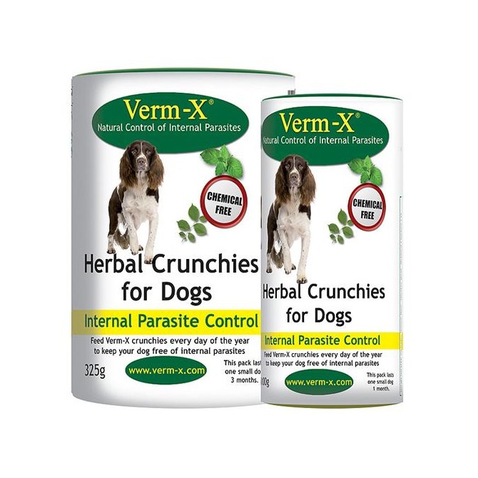 Verm-X Herbal Crunchies for Dogs - 100g
