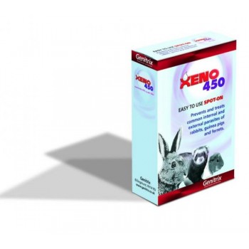 Xeno 450 spot-on for Rabbits Ferrets and Guinea pigs - box of 6