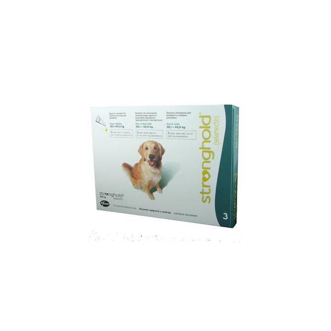 Stronghold - Large Dog - 240mg x 3 Pipettes