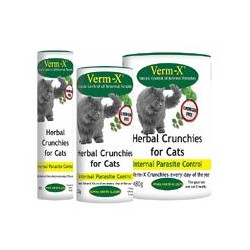 Verm X Herbal Crunchies for Cats - 120g Verm X Herbal Crunchies for Cats - 120g