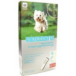 Advantix Flea 100 - Medium Dog 4-10kg Advantix Flea 100 - Medium Dog 4-10kg