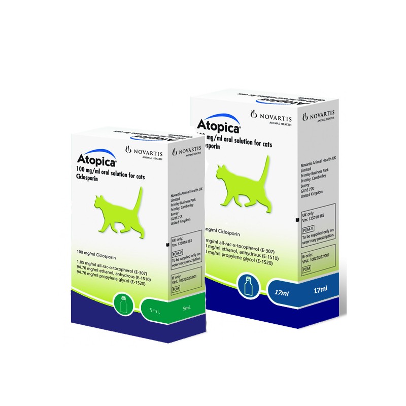 Atopica Solution for Cats 5ml from VetDispense, Online Pet Dispensary