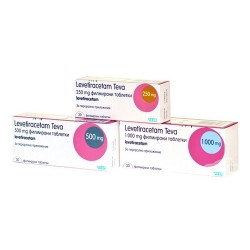 250mg Levetiracetam - Box of 60 Tablets 250mg Levetiracetam - Box of 60 Tablets