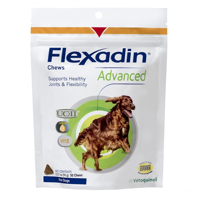 Flexadin Advanced Chewable Tablets for Cats and Dogs - Pot of 30