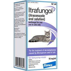 Itrafungol Oral Solution for Cats 52ml + syringe Itrafungol Oral Solution for Cats 52ml + syringe