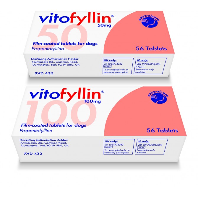 Vitofyllin 50mg - Pack of 56 Tablets