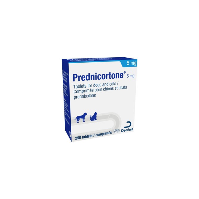 Prednicortone 5mg Tablet for Dogs and Cats - Price per Tablet