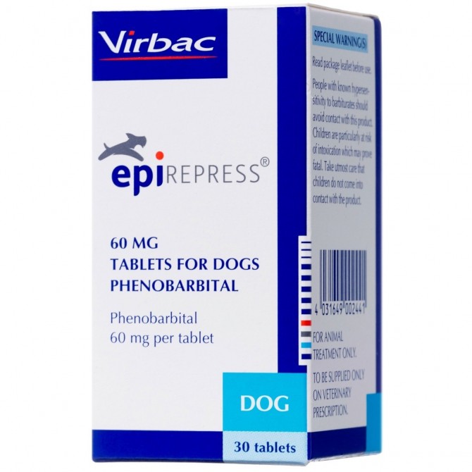 EpiRepress for Dogs 60mg EpiRepress Tablets for Dogs with Epilepsy