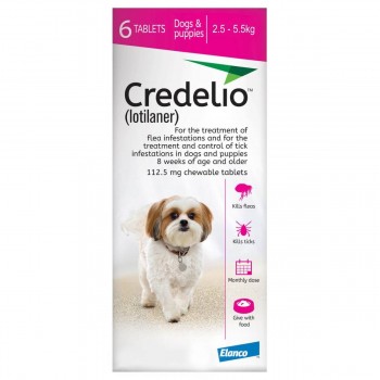 112.5mg Credelio Tablets for Dogs - Pack of 6