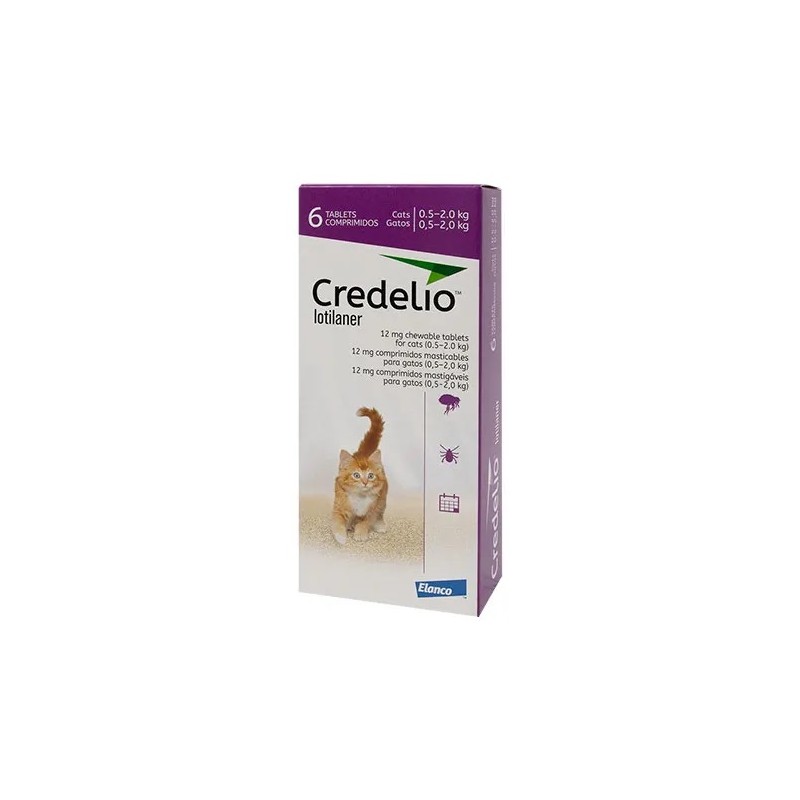 12mg Credelio for Cats Credelio Flea Tick Tablets for Cats Pack 6