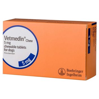 50 x Vetmedin 5mg Flavour Tablet - Pack of 50