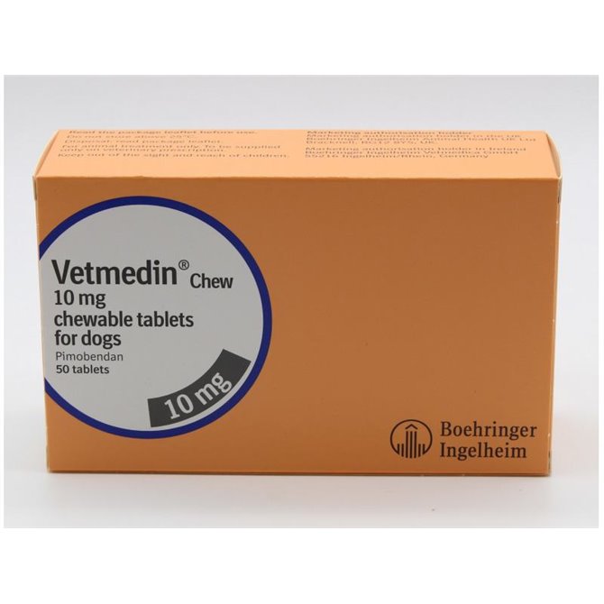 Vetmedin 10mg Flavour Tablet - per Tablet