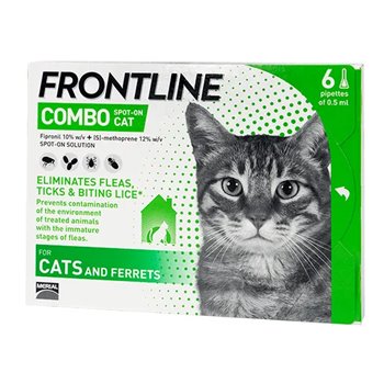 Frontline Combo Spot On x 6 Pipettes for Cats