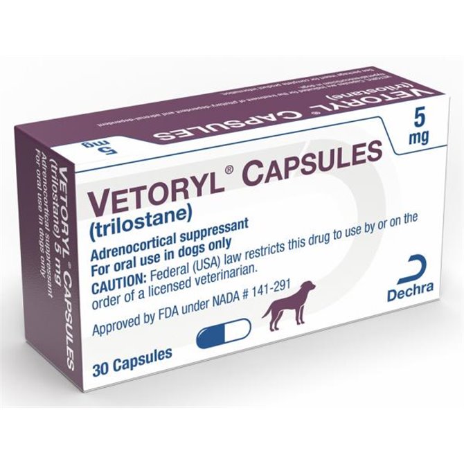 30 x Vetoryl 5mg Capsules - Box of 30