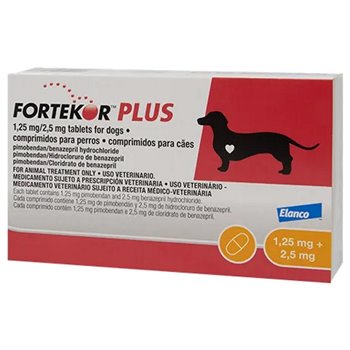 Fortekor Plus 1.25mg/2.5mg Tablet for Dogs - Per Tablet