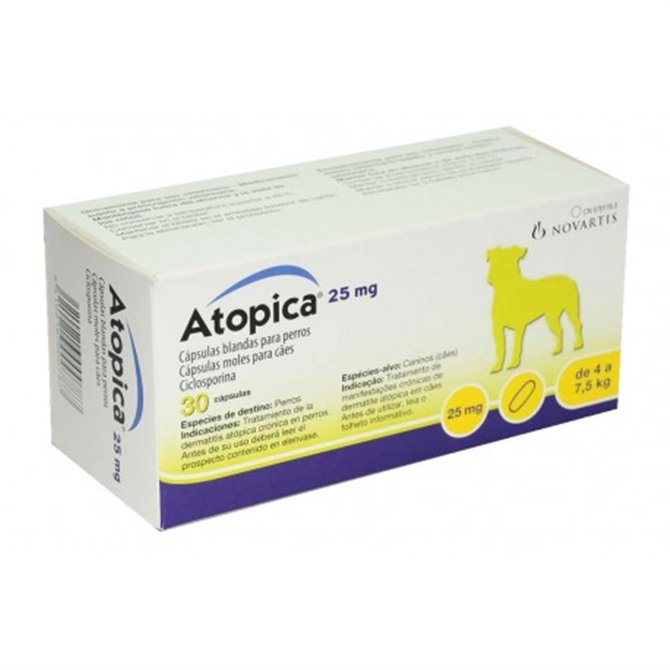 25mg Atopica Capsule - per Capsule