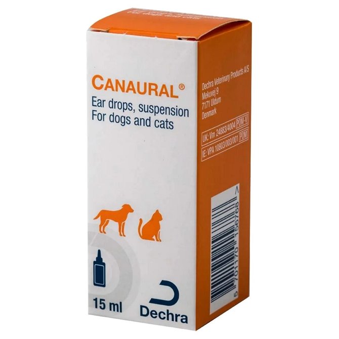 Canaural - 15ml Canaural Drops - Canaural Ear Drops - Pet Prescription