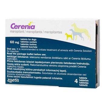 Cerenia 60mg x 4 Tablets