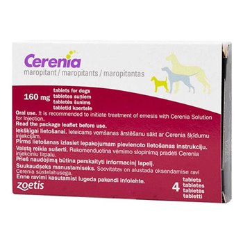 Cerenia 160mg x 4 Tablets