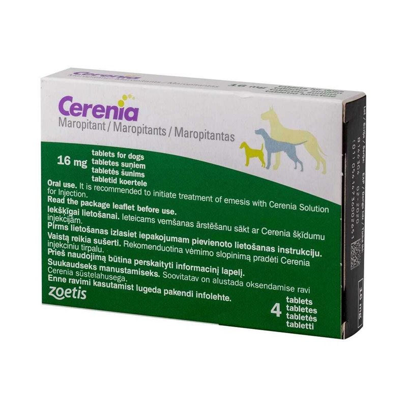 dissipation Afdeling konkurrence 16mg Cerenia Tablets for Dogs x 4 - Cerenia for Travel Sickness in Dogs