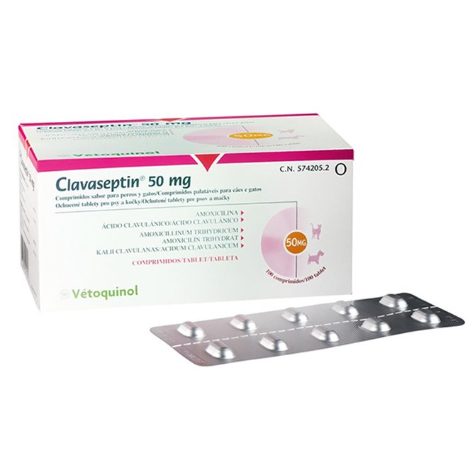 50mg Clavaseptin Palatable Tablet - per Tablet