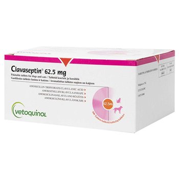 62.5mg Clavaseptin Palatable Tablet - per Tablet