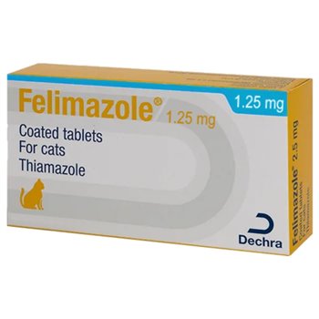 1.25mg Felimazole Tablet for Cats - per Tablet