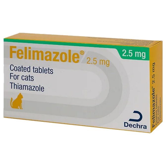 2.5mg Felimazole Tablet for Cats - per Tablet