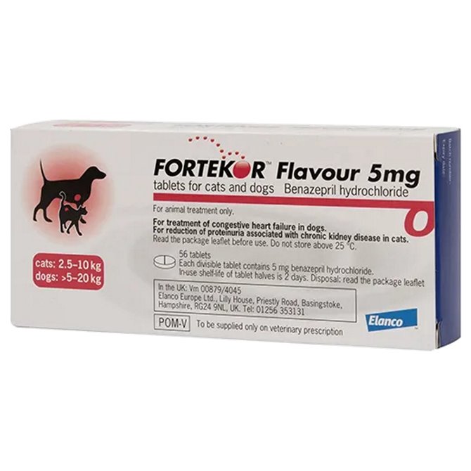 5mg Fortekor Flavour Tablet - per Tablet