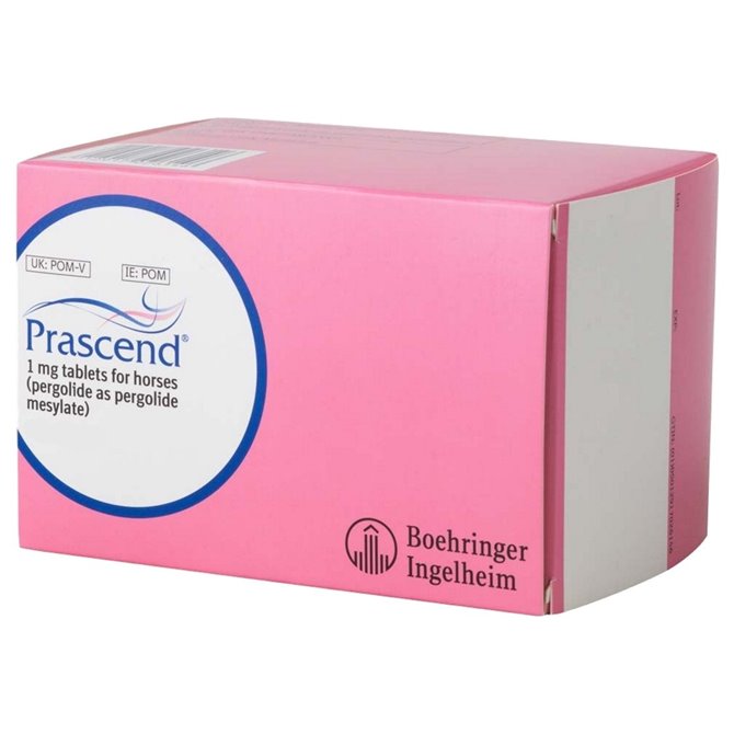 1mg Prascend Tablet for Horses (Pergolide) - per Tablet