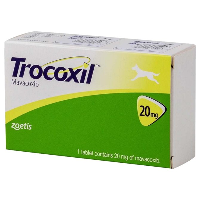 Trocoxil 20mg Chewable Tablets Mavacoxib - Pack of 2