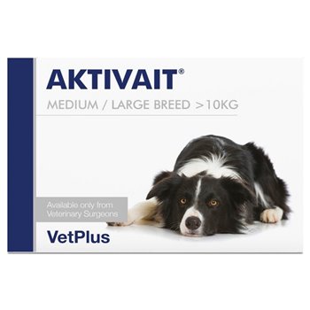 Aktivait Tablets for Medium/Large Dogs - Pack of 60