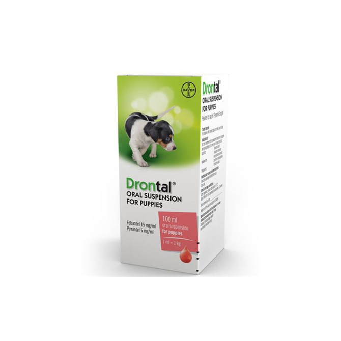 Drontal Puppy Suspension - 100ml bottle