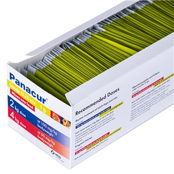 Panacur Granules 1g - box of 100 sachets