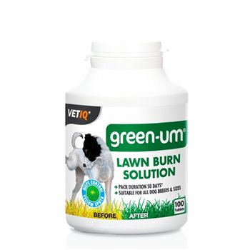 Green-UM Lawn Burn Tablets for Dogs VetIQ - Pack of 100