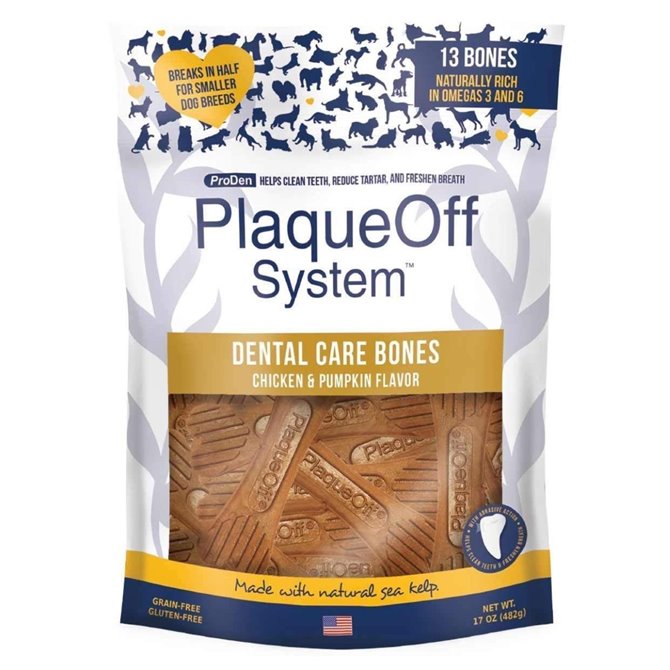 PlaqueOff Bones - Chicken & Pumpkin 482g