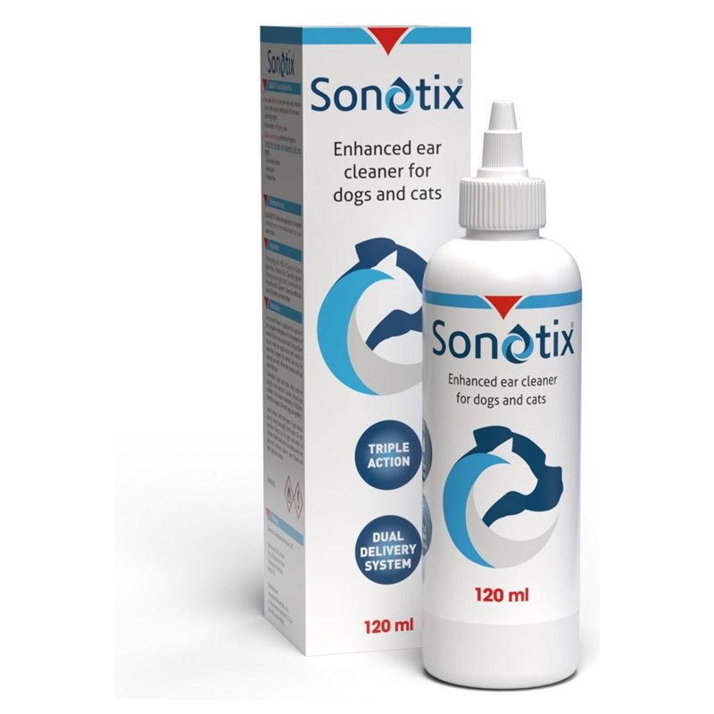 Sonotix Ear Cleaner for Dogs and Cats Gentle Ear Cleaning for Dogs