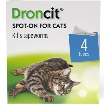 Droncit Spot-On for Cats 0.5ml - 4 tubes