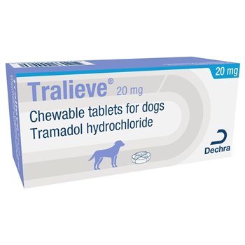 20mg Tralieve Chewable Tramadol Tablets for Dogs - per Tablet