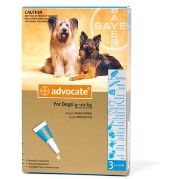 Advocate Spot On 100 Med Dog - 6 Pipettes