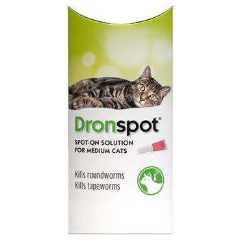 Dronspot Wormer for Medium Cats - Pack of 2