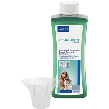 Vet Aquadent Anti Plaque Solution for Cats & Dogs - 250ml bottle