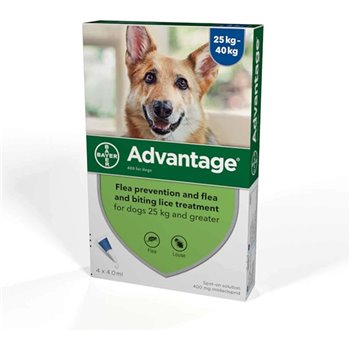 Advantage 400 for X-Large Dogs 25kg+