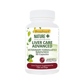 Broadreach Liver Care Advanced for Dogs and Cats - 90 Capsules