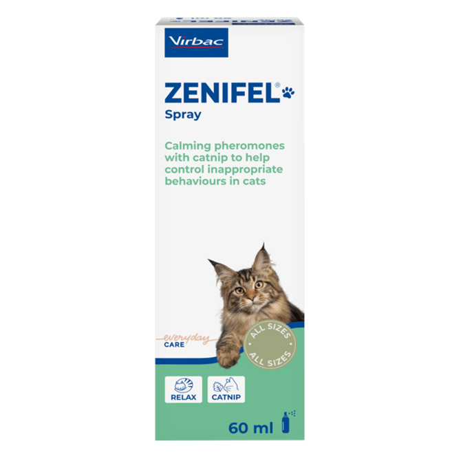 Zenifel Calming Spray Cats - 60ml Zenifel Calming Spray Cats - 60ml