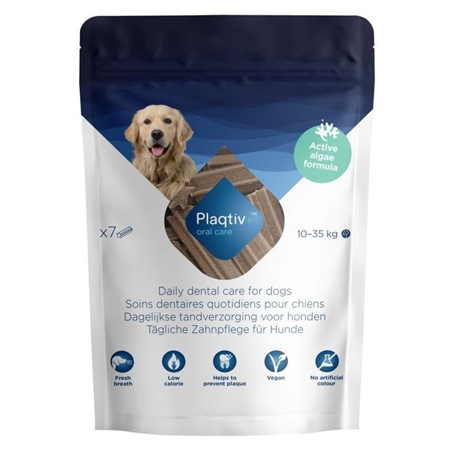 Plaqtiv+ Sticks for Dogs (10-25kg) - Pack of 7