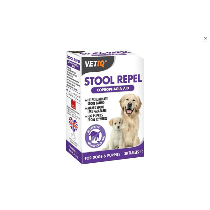 Vet IQ Stool Repel - 30 Tablets