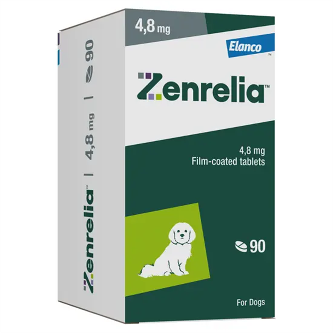 4.8mg Zenrelia for Dogs - Per Tablet