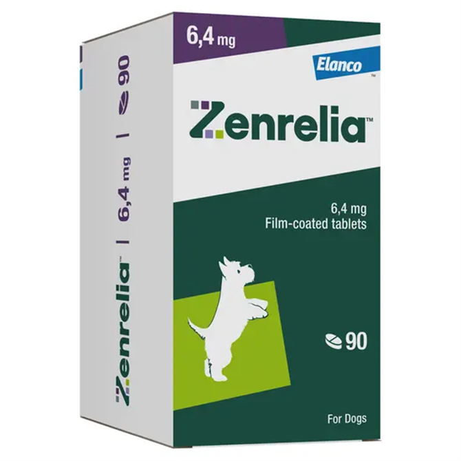 6.4mg Zenrelia for Dogs - Per Tablet